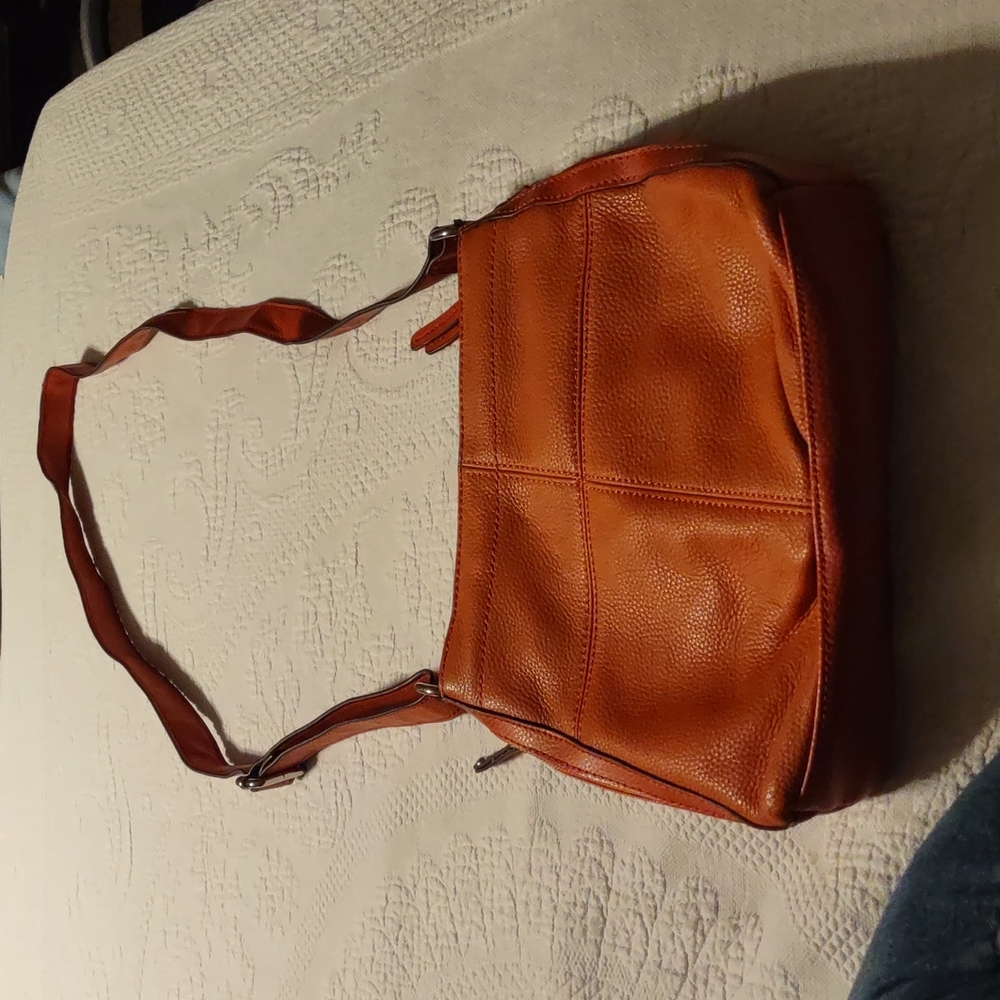 Orange Tignanello crossbody